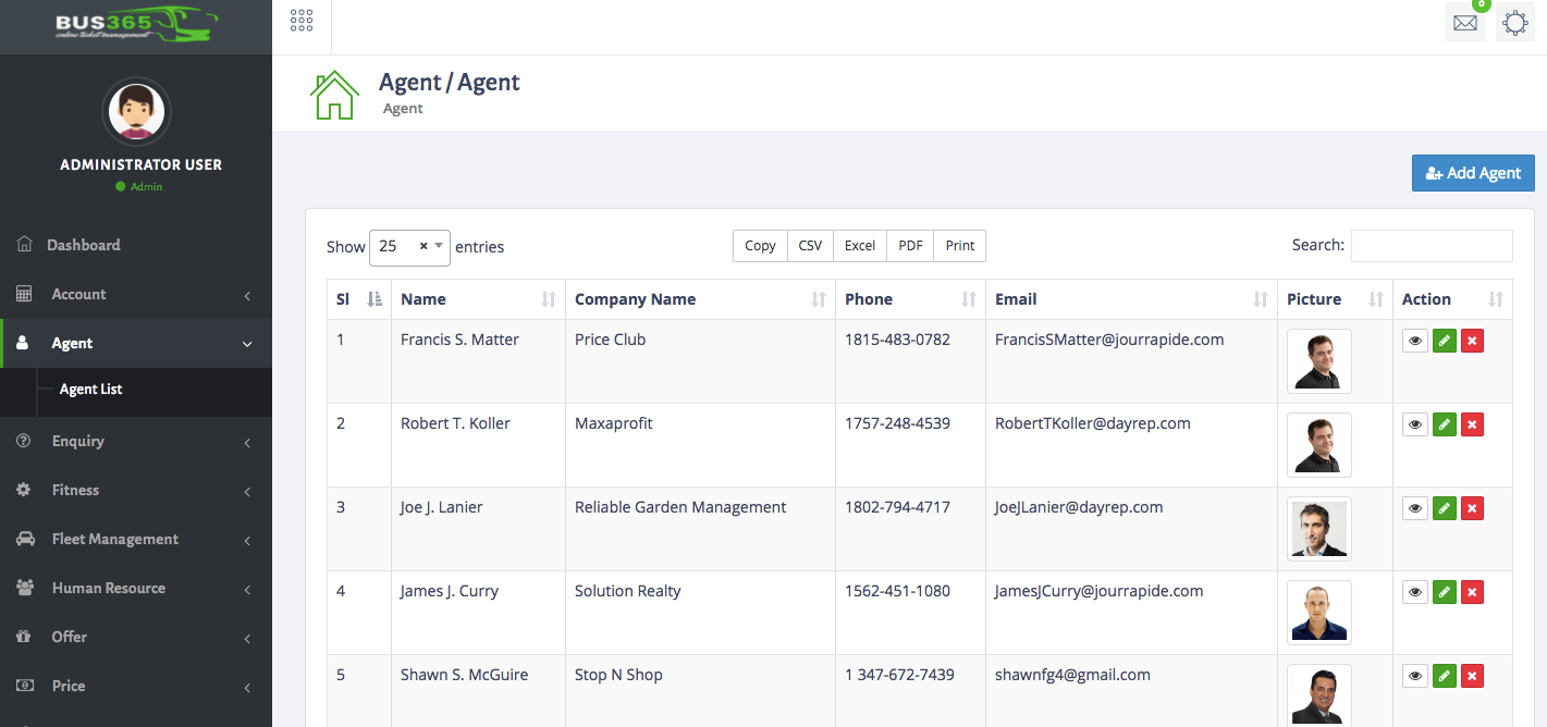 agent Management System
