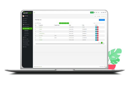 Xain Hotel Purchase Management